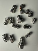 Joblot of Test Equipment Connectors To Include Agilent, Spinner, Huber Schuner