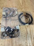3x Packs of Mixed Fiber Optic Cables / Connectors