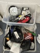 2 Boxes of Mixed Items To Inc: Cables, Tools, Test Equipment, Etc