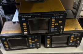 3x Sonatest Railscan 125 - No Batteries