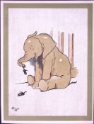 Cecil Aldin Antique Zoo Babies Scarce Illustration “Baby Elephant”-18