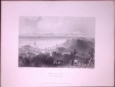 Solway Firth Scotland WH Bartlett 1842 Antique Steel Engraving-86