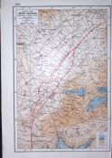 WW1 Neuve Chapelle Festubert Aubers Ridge. 1915 Battle lines Antique Map