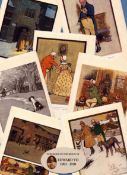 Job-Lot 7 Cecil Aldin Old Christmas 1908 Antique Coloured Illustrations-1.