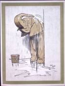 Cecil Aldin Antique Zoo Babies Scarce Illustration “Elephant Having a Wash”-17