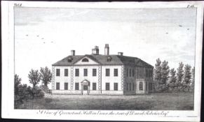Essex Greenstead Hall Scarce Georgian Copper Antique 1776 Engraving-136.