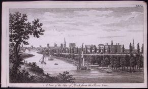 City of York Yorkshire Rare 1776 Georgian Copper Plate Antique Engraving -19