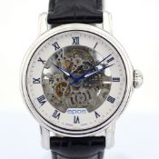 Epos / 3390 Automatic Skeleton - Gentleman's Steel Wristwatch