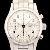 Hamilton / Khaki - 041520 Chronograph - Day/Date Automatic - Gentleman's Steel Wristwatch