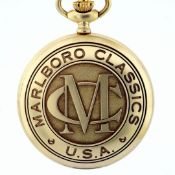 Title: Marlboro / Classic Usa / Incabloc - Gentleman's Steel PocketwatchDescription: Brand :