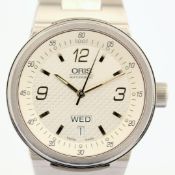 Oris / BC3 Day/Date - Gentleman's Steel Wristwatch