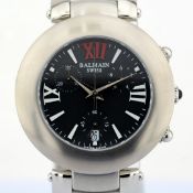 Title: Pierre Balmain / Swiss Chronograph Date - Gentleman's Steel WristwatchDescription: Brand :