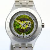 Swatch / Diaphane IronyAutomatic - (Unworn) Unisex Steel Wrist Watch
