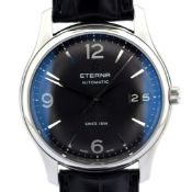 Eterna / Vaughan Automatic Big Date - Gentleman's Steel Wristwatch