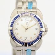 Title: CERRUTI / 1881 - Date - (Unworn) Gentleman's Steel Wrist WatchDescription: Brand :