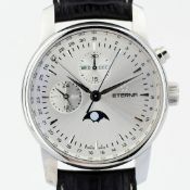 Eterna / Soleure Triple Date Moonphase - Gentleman's Steel Wristwatch
