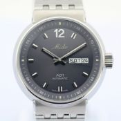 Title: Mido / All D_al Automatic Day - Date - Gentleman's Steel WristwatchDescription: Brand :