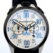 Bomberg / BOLT 68 - Chronograph - Swiss Made - 44mm - RP:920$ - Gentleman's Steel Wristwatch