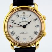 Maurice Lacroix / Masterpiece 6262 Day Date - Automatic - Gentleman's Steel Wristwatch