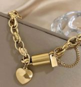 New! Chunky Heart Bracelet