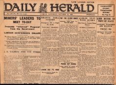 Irish War of Independence Newspaper Lord Mayor of Cork on Deaths Door.