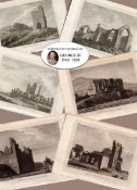 Co Louth Ireland Job-Lot F. Grose 1792-1797 Antique Copper Block Engravings-1.
