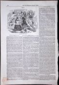 Galway Starvation Riots Irish Famine Period from The Illustrated London News 1843.
