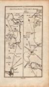 Ireland Rare Antique 1777 Road Map Galway Tuam Dunmore Ballinamore-212