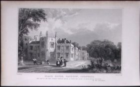 Cornwall Padstow Place-House Antique 193 Years-Old Steel-Engraving-33