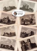 Co Carlow Ireland F. Grose 1792-1797 Antique Copper Block Engravings.