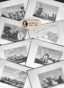 Job Lot County Kent Francis Grose Antique 230+ Years Old Copper Engravings-3.