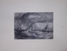 J.M.W Turner Rare “The Straits Of Dover” 1873 Picturesque Views in England-14
