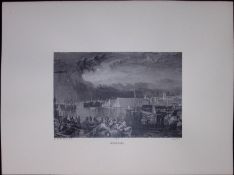 J.M.W Turner Rare “Devonport Devonshire” 1873 Picturesque Views in England -8