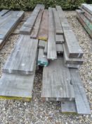 Job Lot Hardwood Kiln Dried Sawn African Utile Timber Boards / Planks