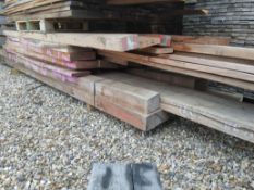 Job Lot Hardwood Kiln Dried Sawn African Sapele Boards / Planks