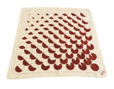 Vintage Silk Scarf Seiko 100th Anniversary Commemoration 1882 - 1981