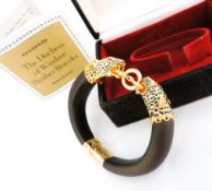 Franklin Mint Duchess of Windsor Panther Bracelet Certificate & Box c. 1987