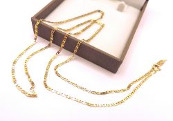 18k Gold On Sterling Silver 24 Inch Necklace New With Gift Pouch