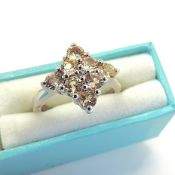 Sterling Silver Lemon Citrine Gemstone Ring New With Gift Box