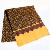 Men's Made In Italy Paisley Silk & Wool Backed Scarf New Unworn