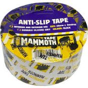 6 x Mammoth Antislip Tape 5M Black