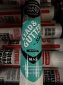 10 x Lead and Gutter Silicone Black