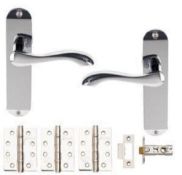 5 x Dale Hardware Stretton Internal Door Handles Pack LBX4007 PCP