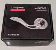 5 x George Boyd Lever On Round Rose GDBF3507 Door Handle