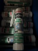 10x Sanitary Silicone White
