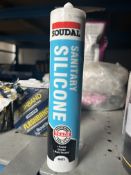 10 x Soudal Sanitary Silicone