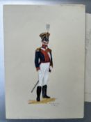 Vintage Watercolour Book Illustration? Noel Gold 