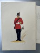 Vintage Watercolour Book Illustration? Noel Gold 