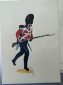 Vintage Watercolour Book Illustration? Noel Gold 