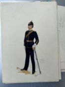 Vintage Watercolour Book Illustration? Noel Gold 